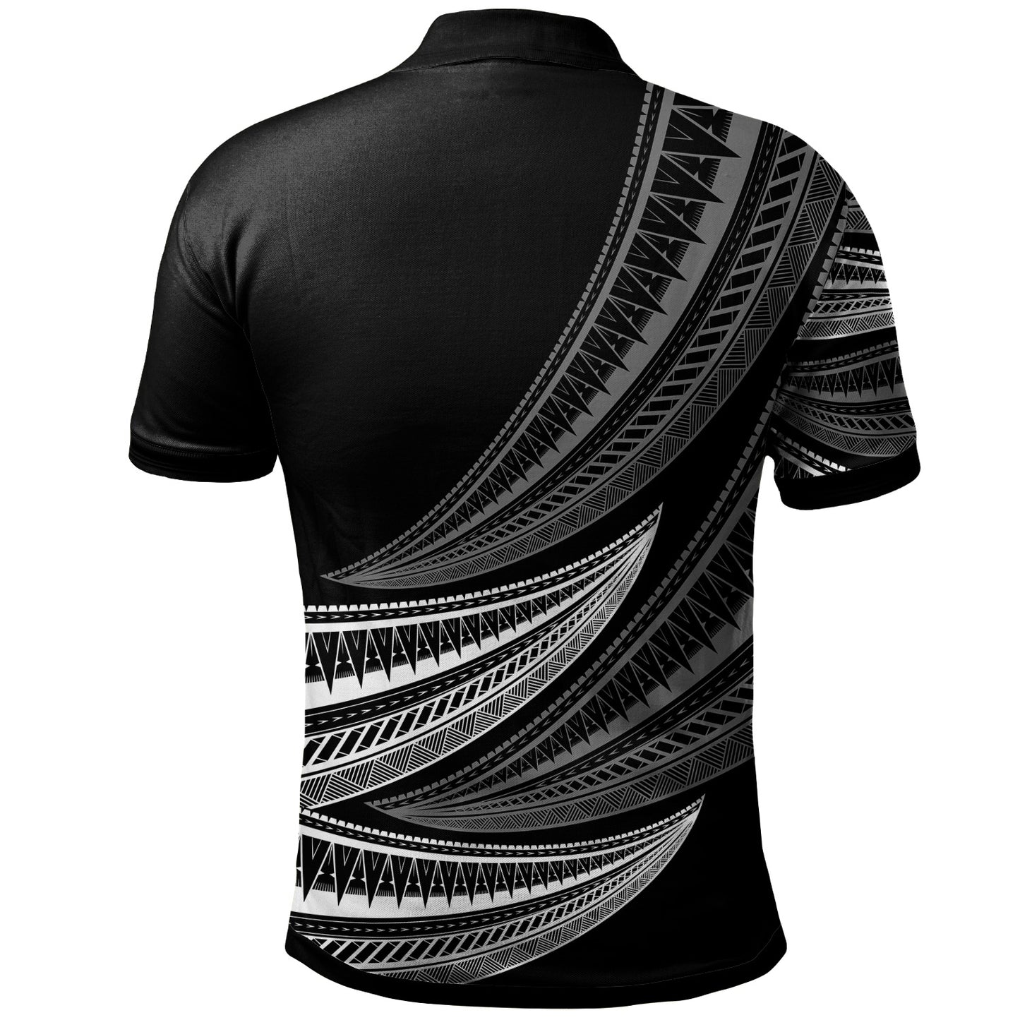 Tonga Custom Personalised Polo Shirt - Wave Pattern Alternating