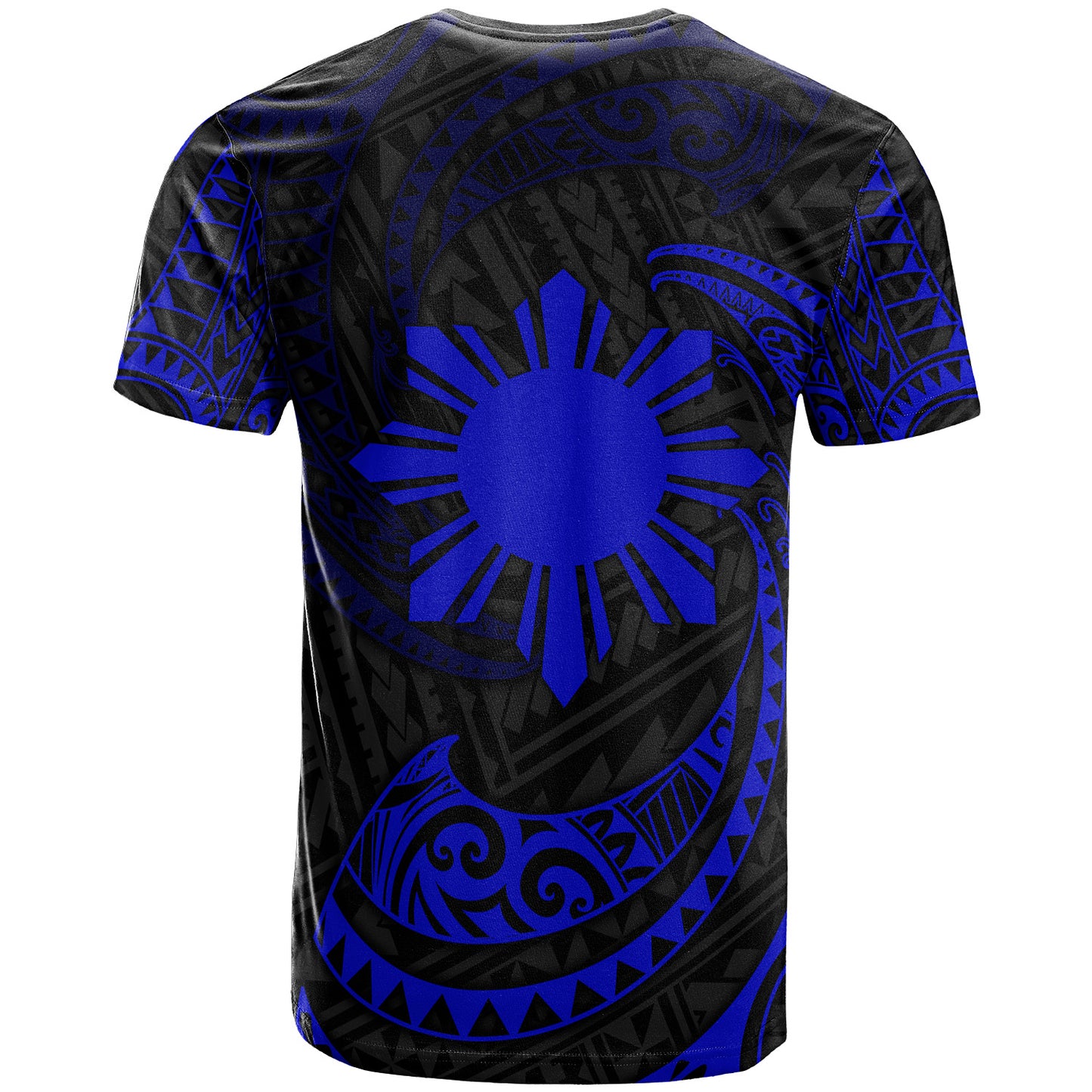 Philippines Filipinos T-Shirt Gold Tribal Wave