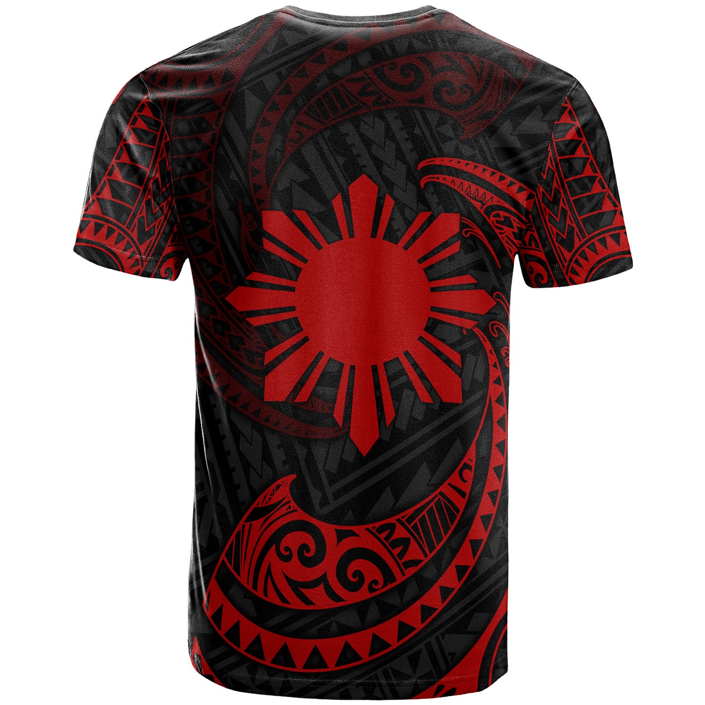 Philippines Filipinos T-Shirt Gold Tribal Wave
