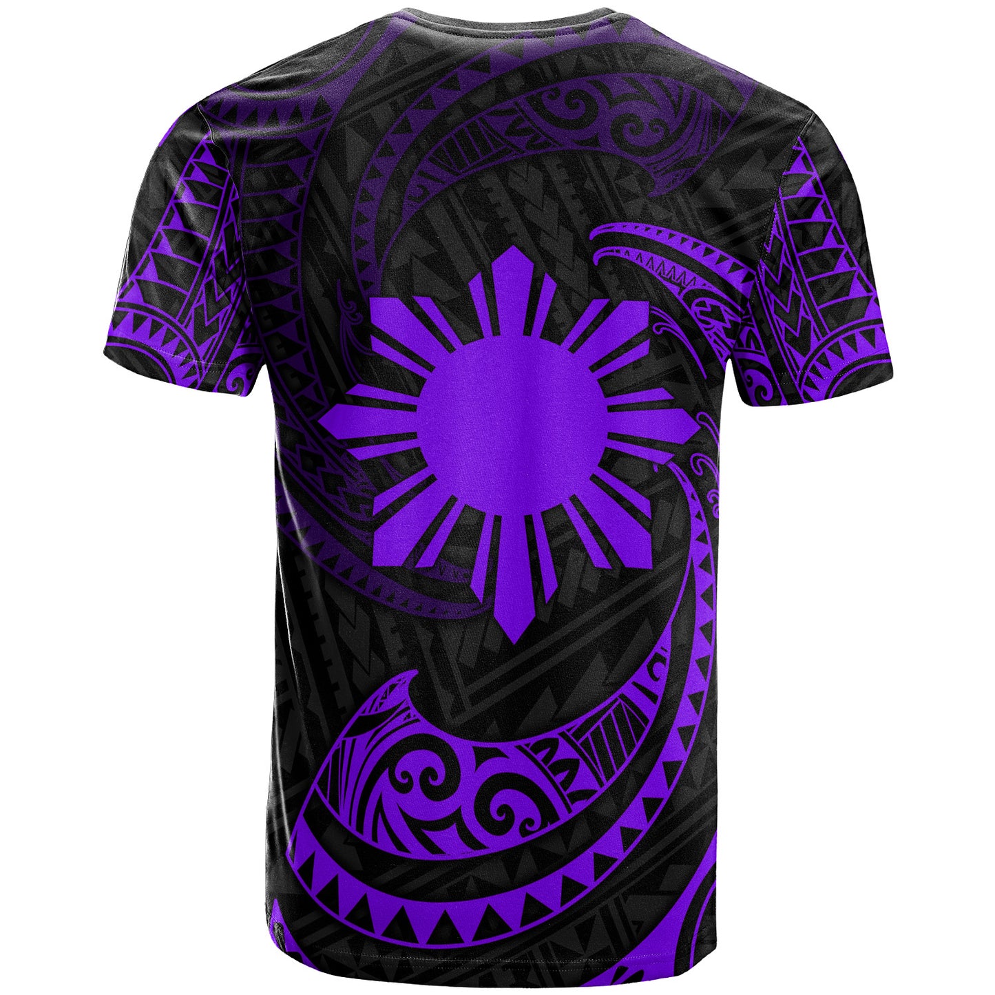 Philippines Filipinos T-Shirt Gold Tribal Wave