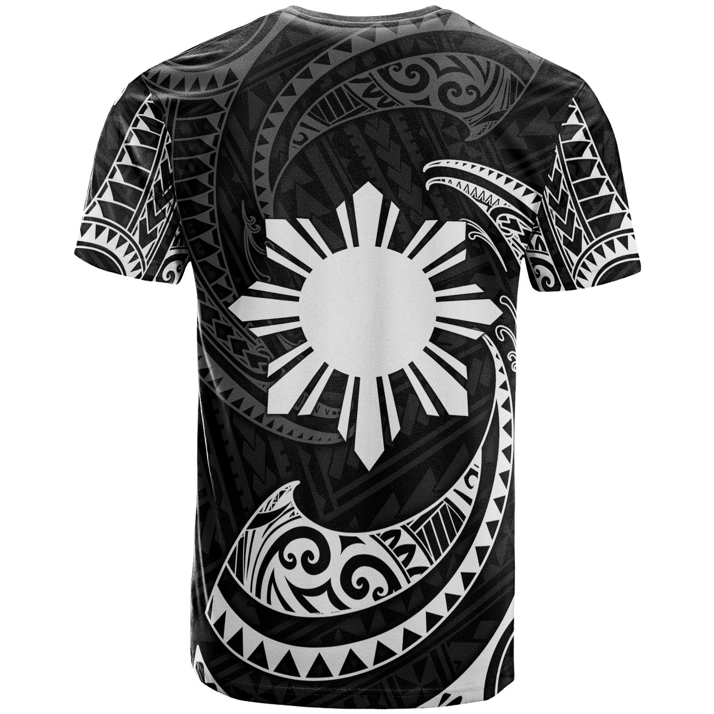 Philippines Filipinos T-Shirt Gold Tribal Wave