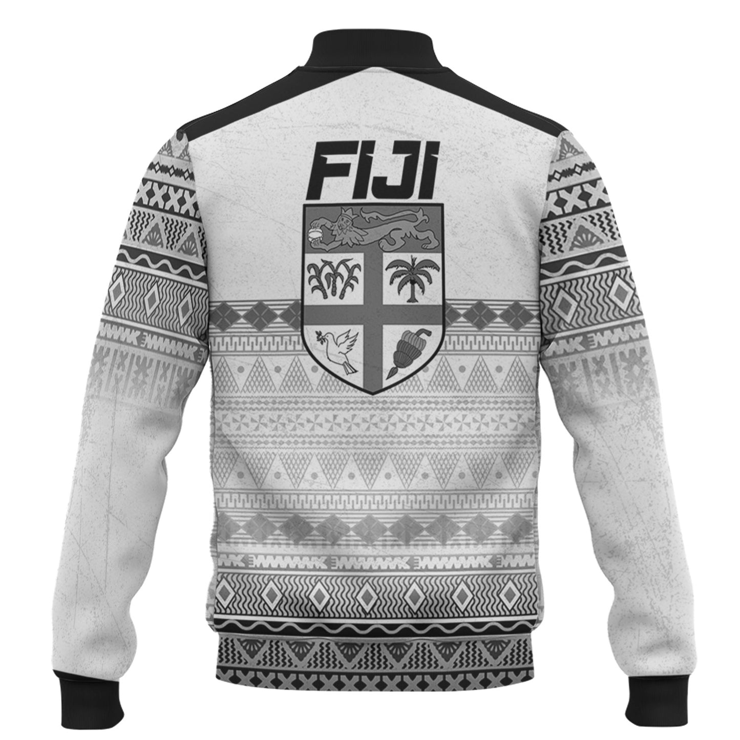 Fiji Baseball Jacket Fijian Rugby Style