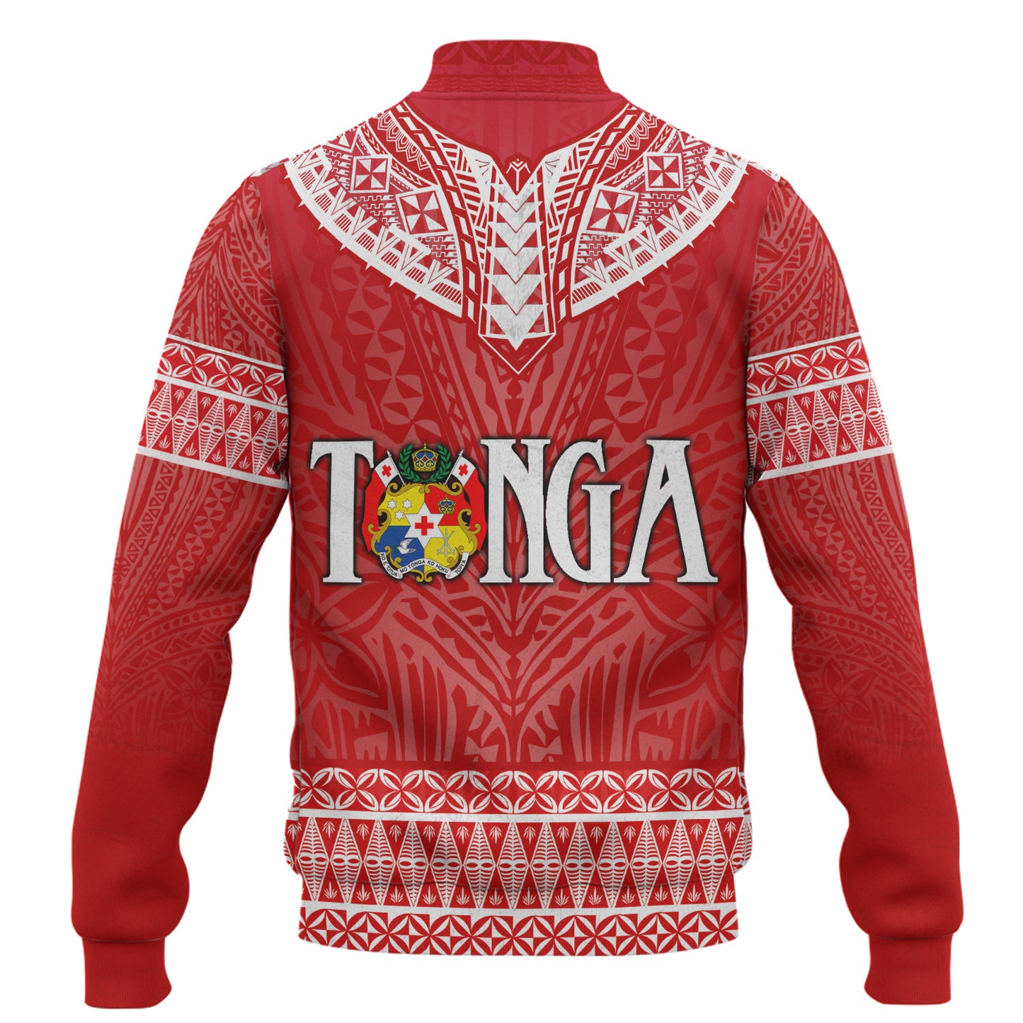 Tonga Custom Personalised Baseball Jacket Happy National Day
