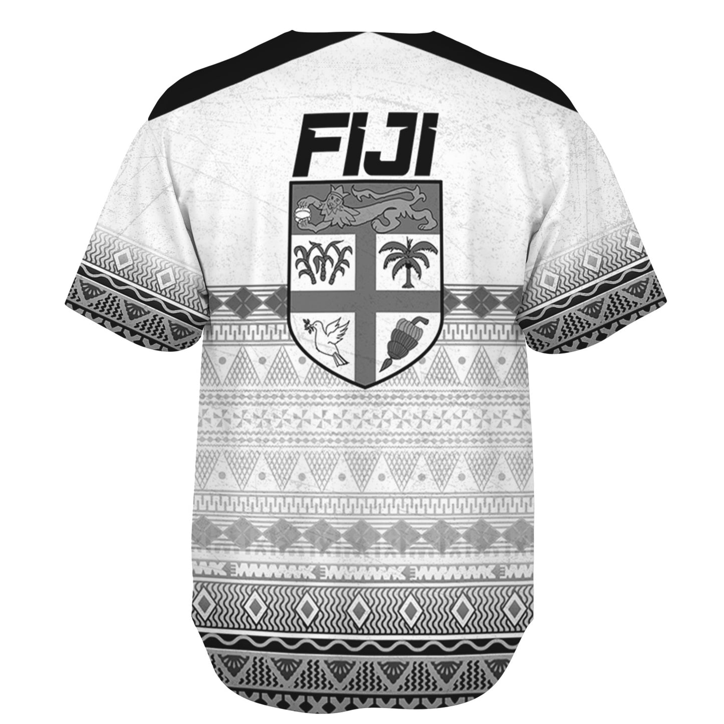 Fiji Baseball Shirt Fijian Rugby Style