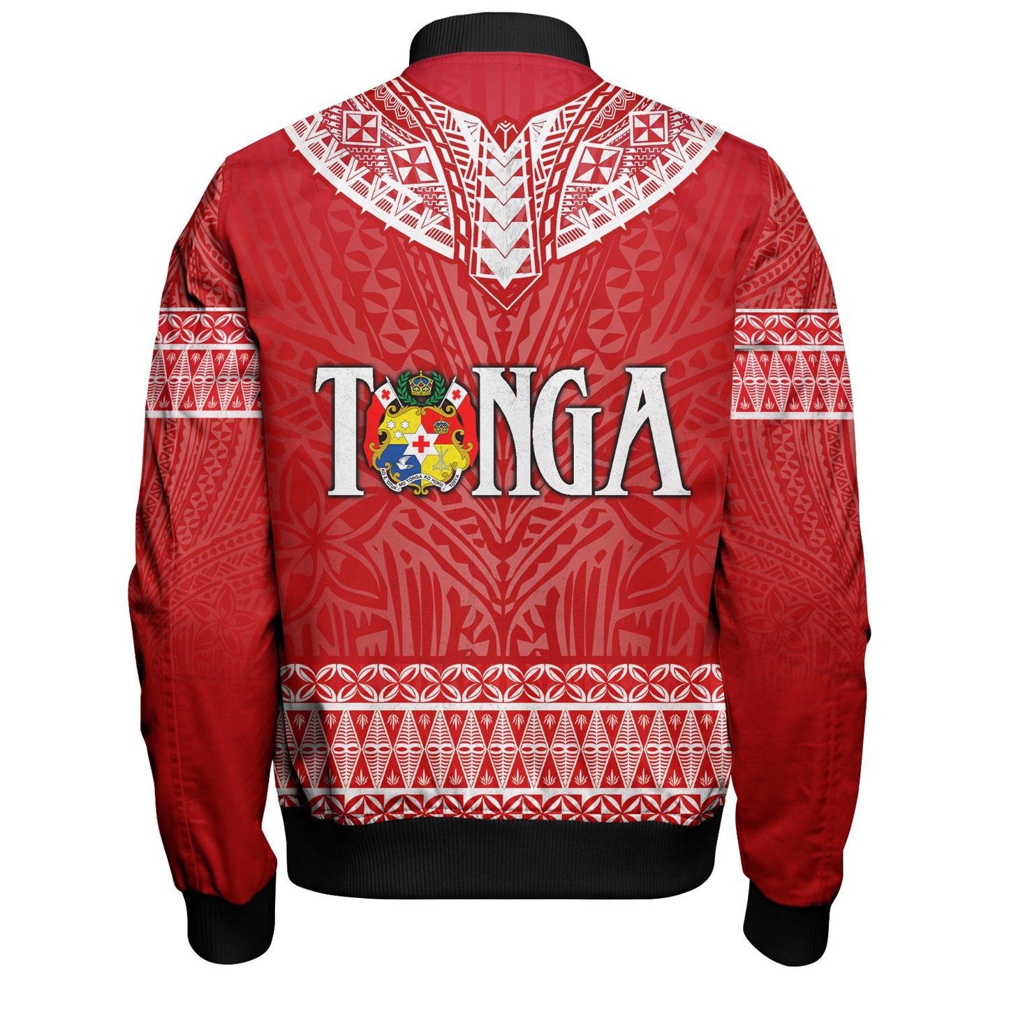 Tonga Custom Personalised Bomber Jacket Happy National Day