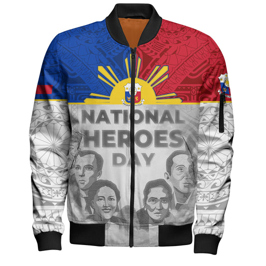Philippines Filipinos Bomber Jacket National Heroes Day