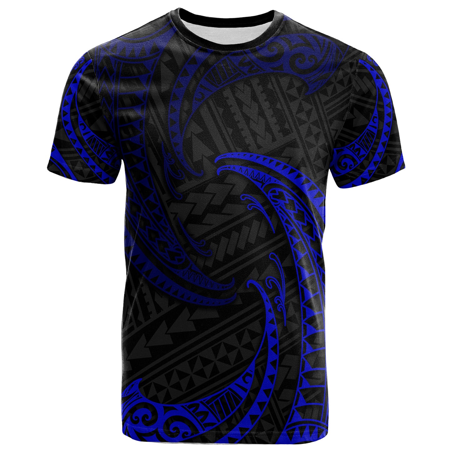 Polynesian Custom Peronalised T-shirt Tribal Wave Pattern