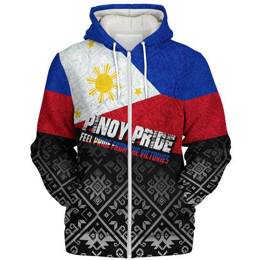 Philippines Filipinos Sherpa Hoodie Pinoy Pride Grunge Style