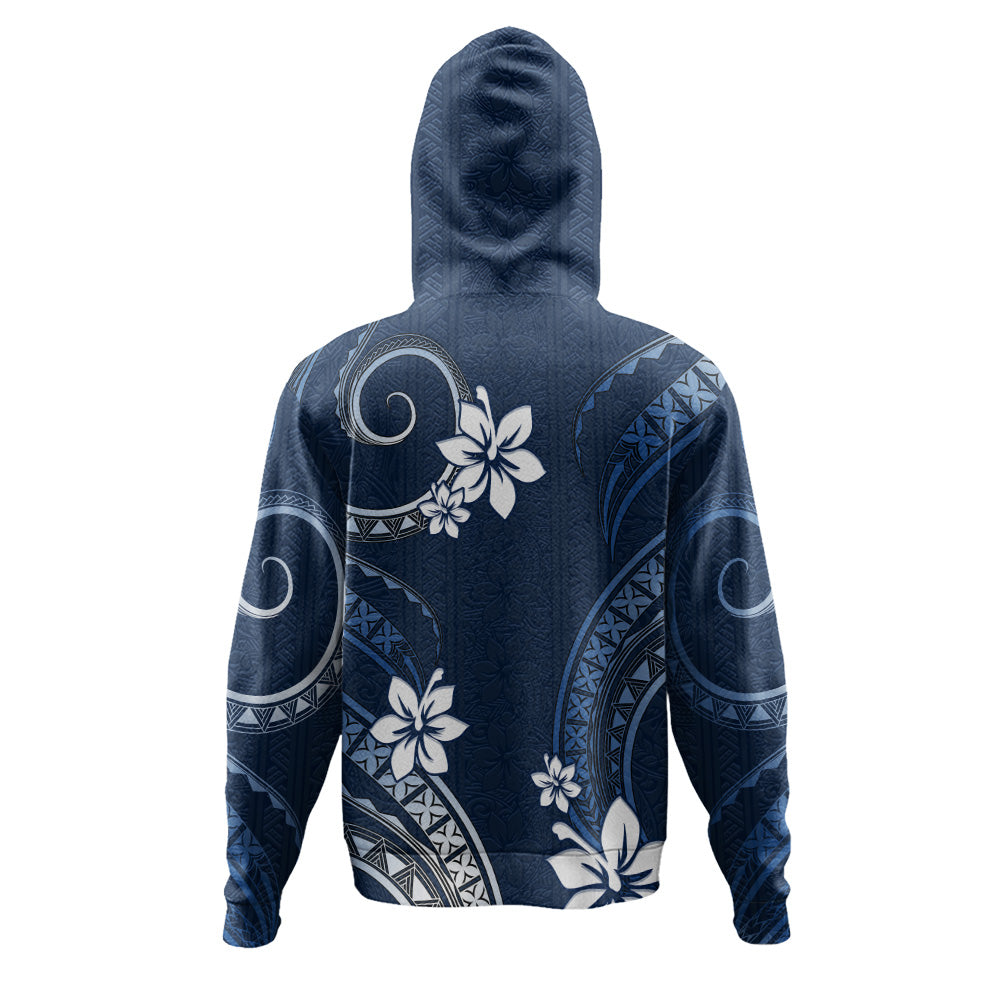 Hawaii Hoodie Polynesian Pattern Plumeria