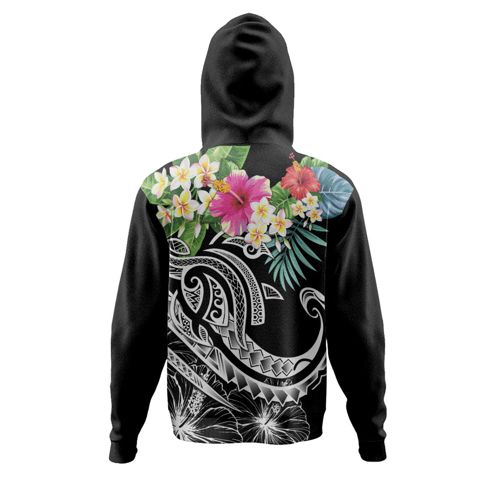 Polynesian Hoodie Summer Plumeria