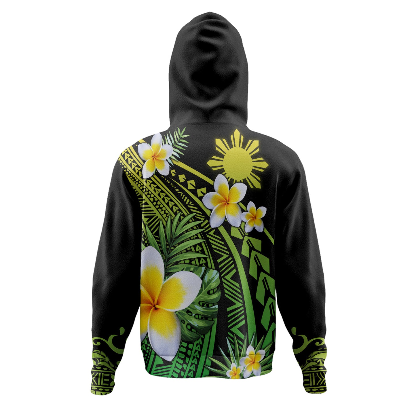 Philippines Filipinos Hoodie Plumeria Polynesian Pattern