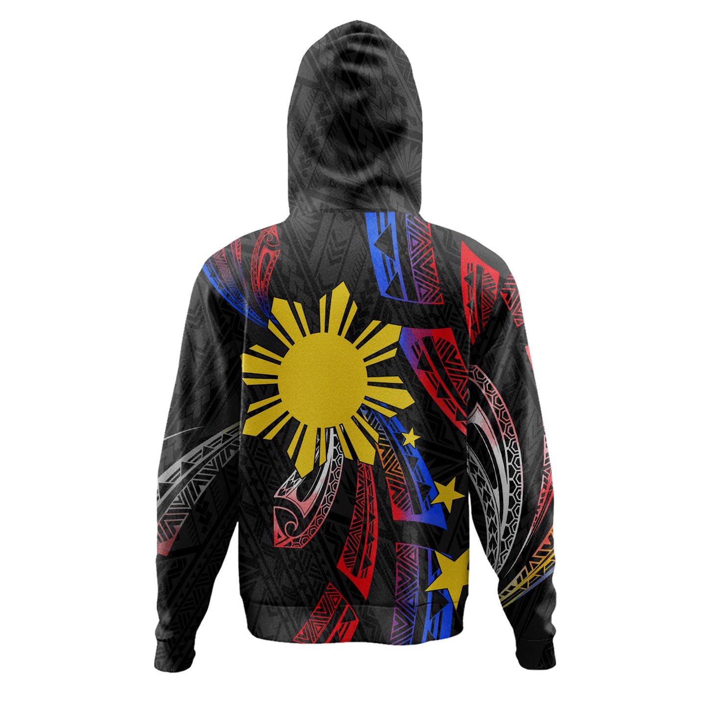 Philippines Filipinos Hoodie Tribal Pattern Filipinos Sun