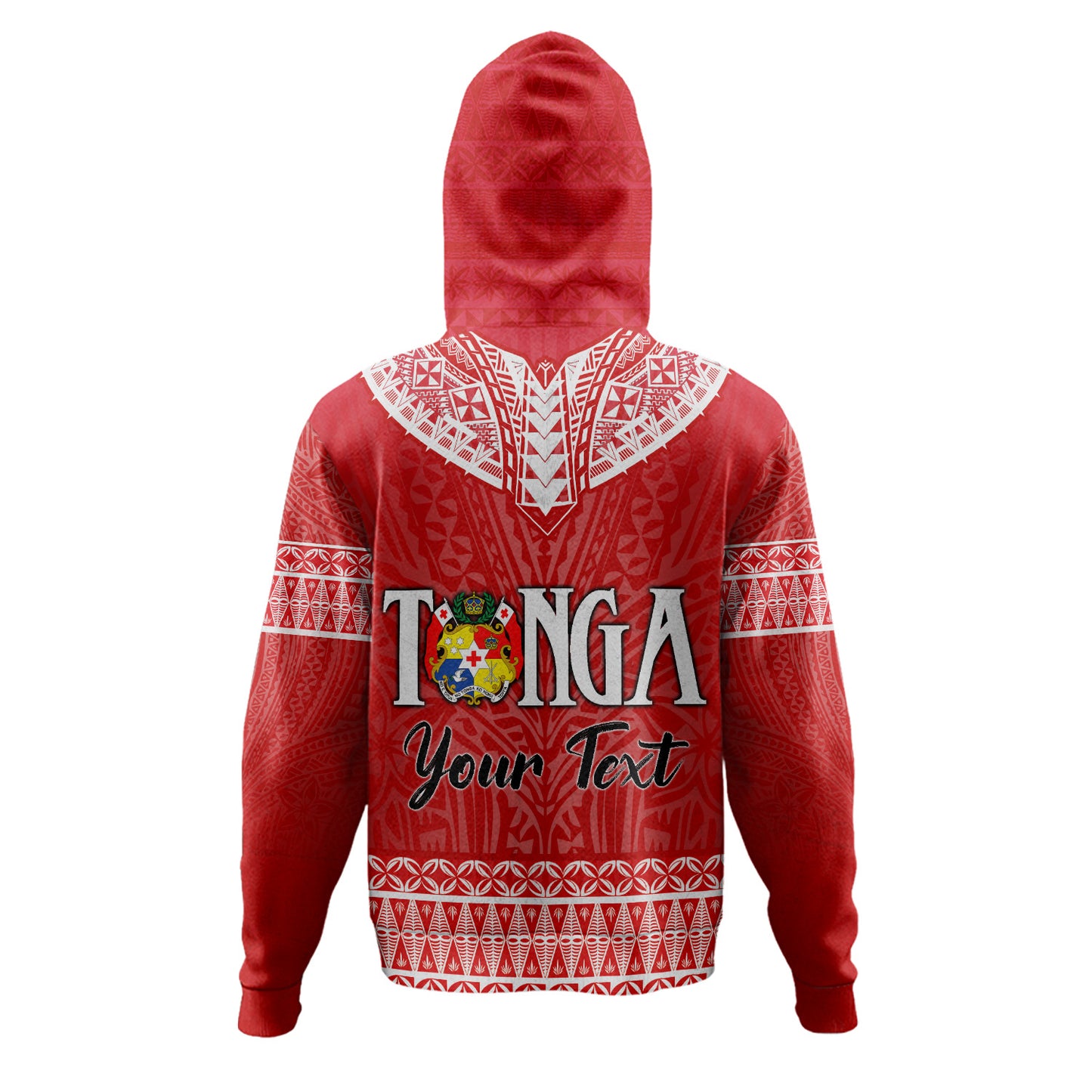 Tonga Custom Personalised Hoodie Happy National Day