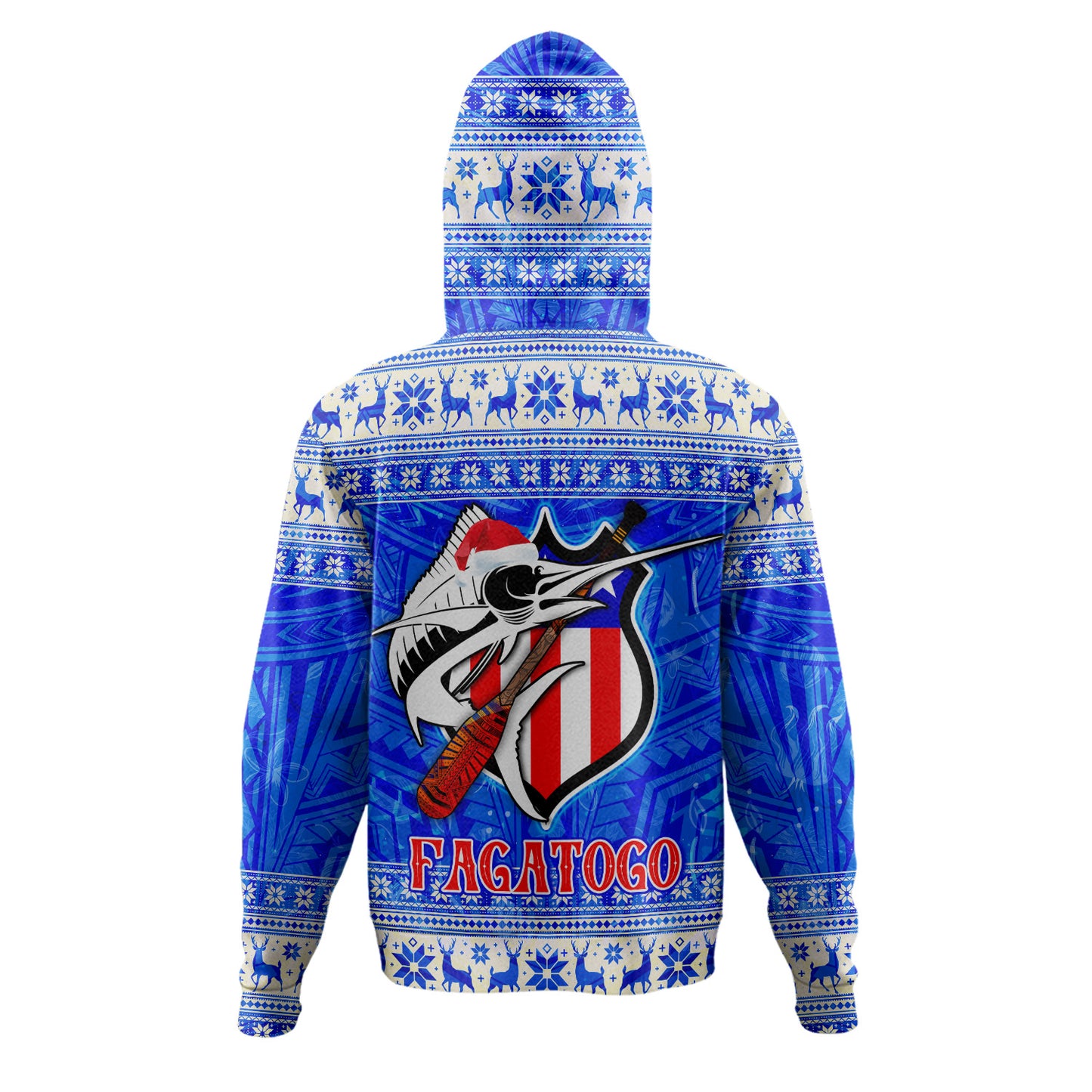 American Samoa Hoodie Fagatogo Christmas Style