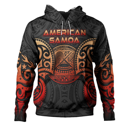 American Samoa Hoodie Custom Personalised Spirit Red Version
