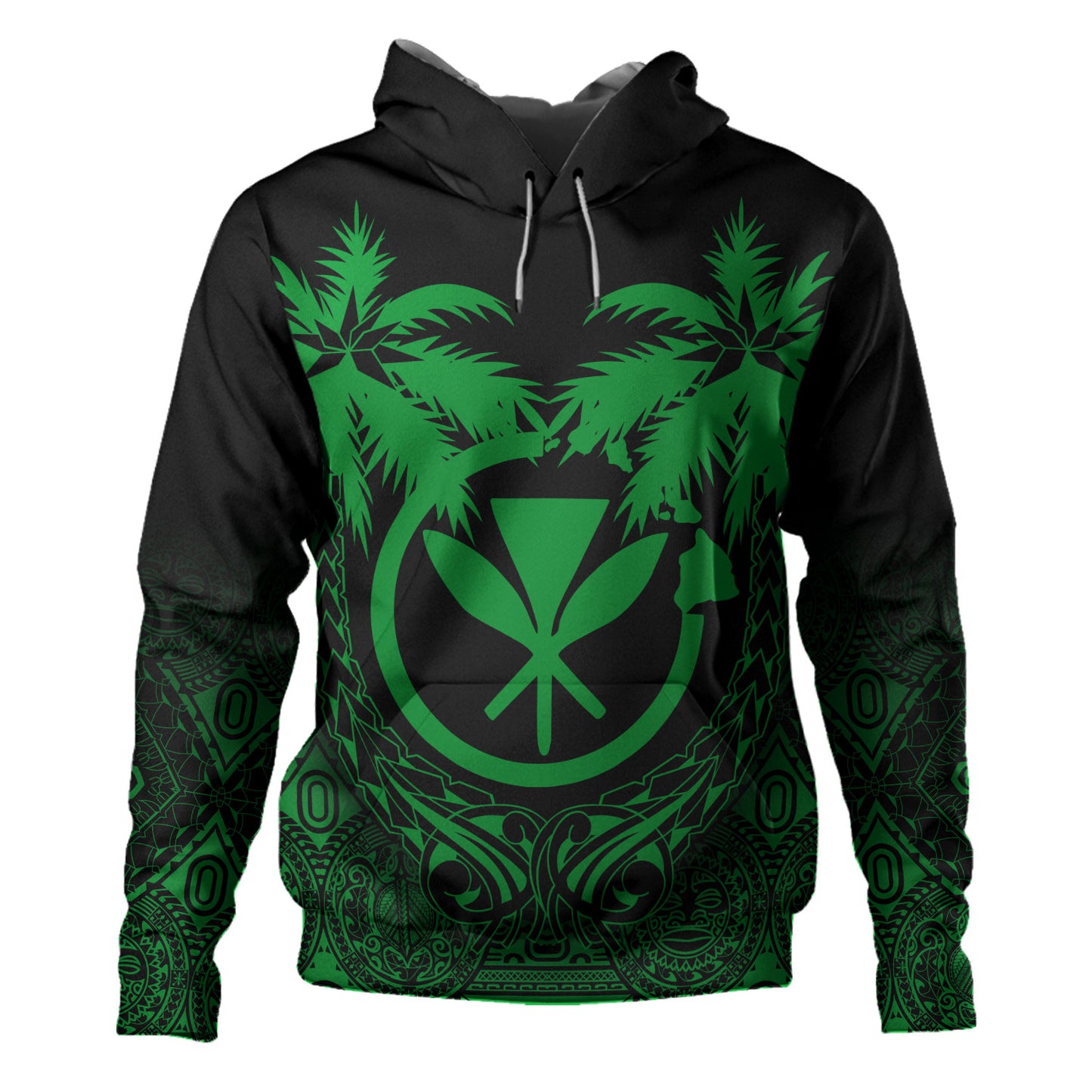 Hawaii Hoodie Polynesian Coconut