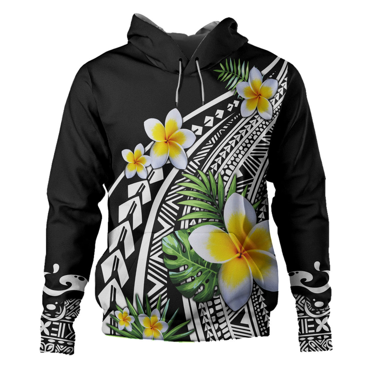 Philippines Filipinos Hoodie Plumeria Polynesian Pattern