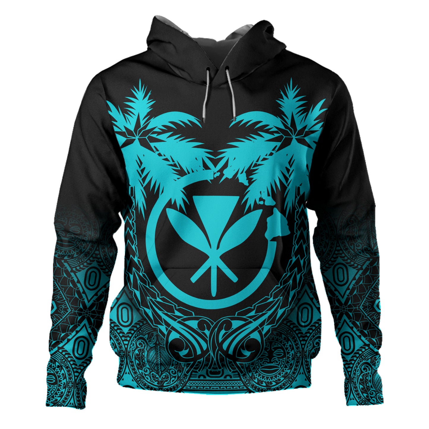 Hawaii Hoodie Polynesian Coconut