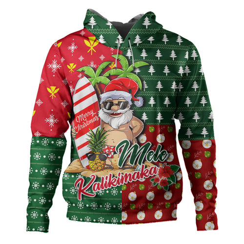 Hawaii Hoodie Mele Kalikimaka Hawaii Christmas Patterns