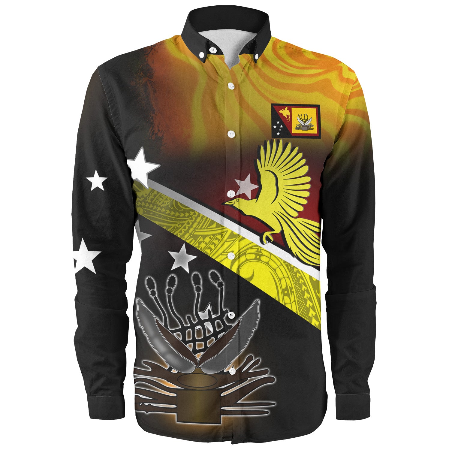 Papua New Guinea Long Sleeve Shirt Pride Of Western PNG