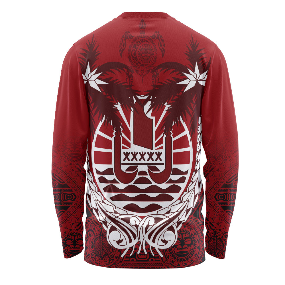 Tahiti Long Sleeve T-Shirt Polynesian Coconut