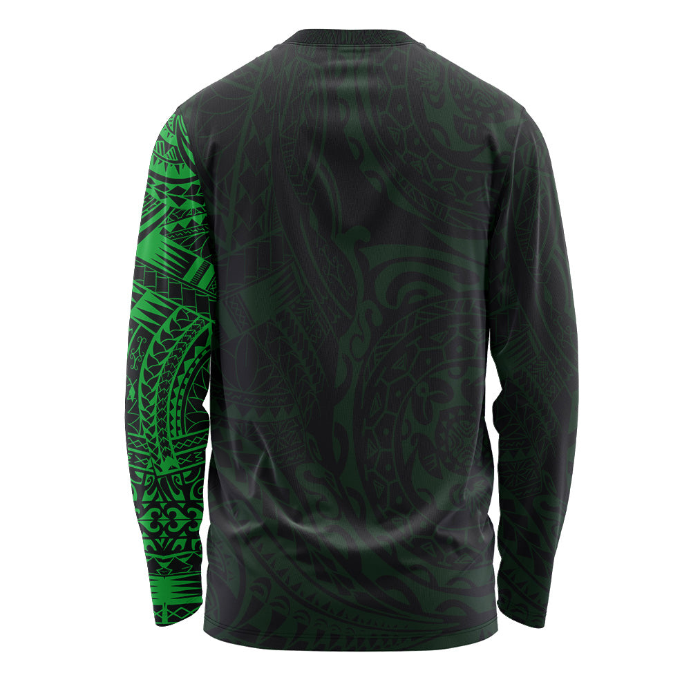Polynesian Long Sleeve T-shirt - Polynesian Tattoo Style Version 2.0