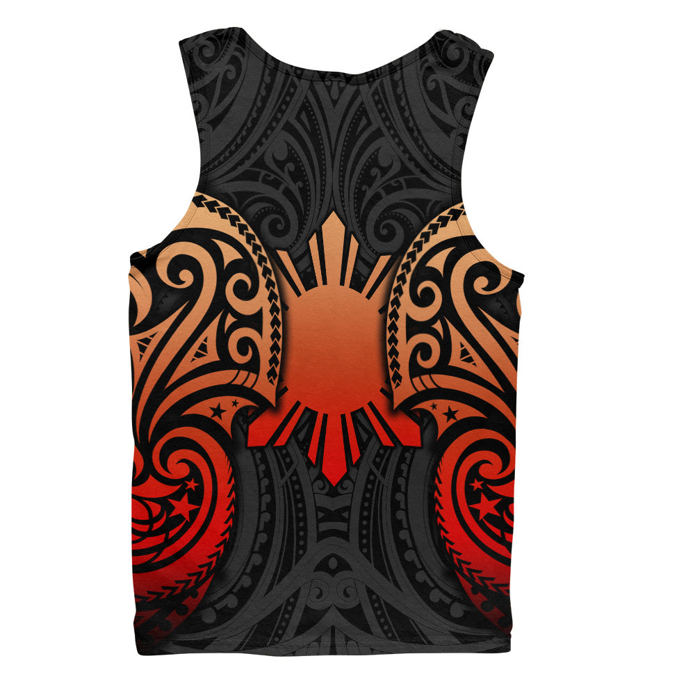 Philippines Filipinos Tank Top Custom Personalised Spirit Red Version