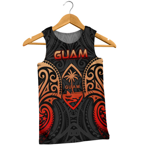 Guam Tank Top Custom Personalised Spirit Red Version