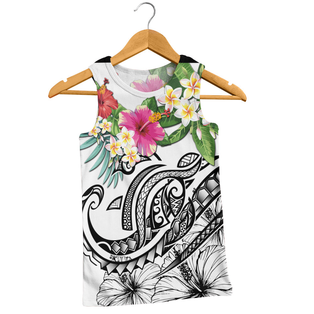 Polynesian Tank Top Summer Plumeria