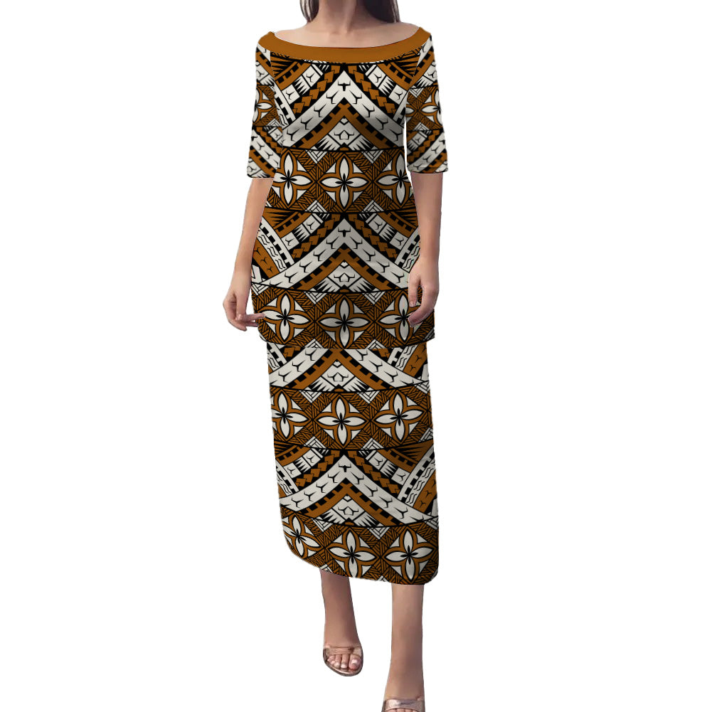 Samoa Polynesian Tribal Puletasi