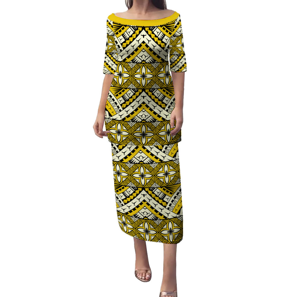 Samoa Polynesian Tribal Puletasi