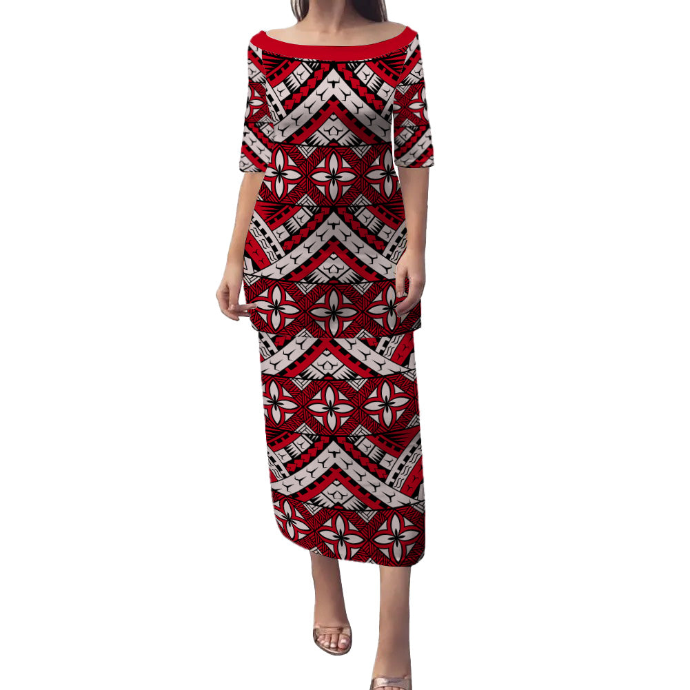 Samoa Polynesian Tribal Puletasi
