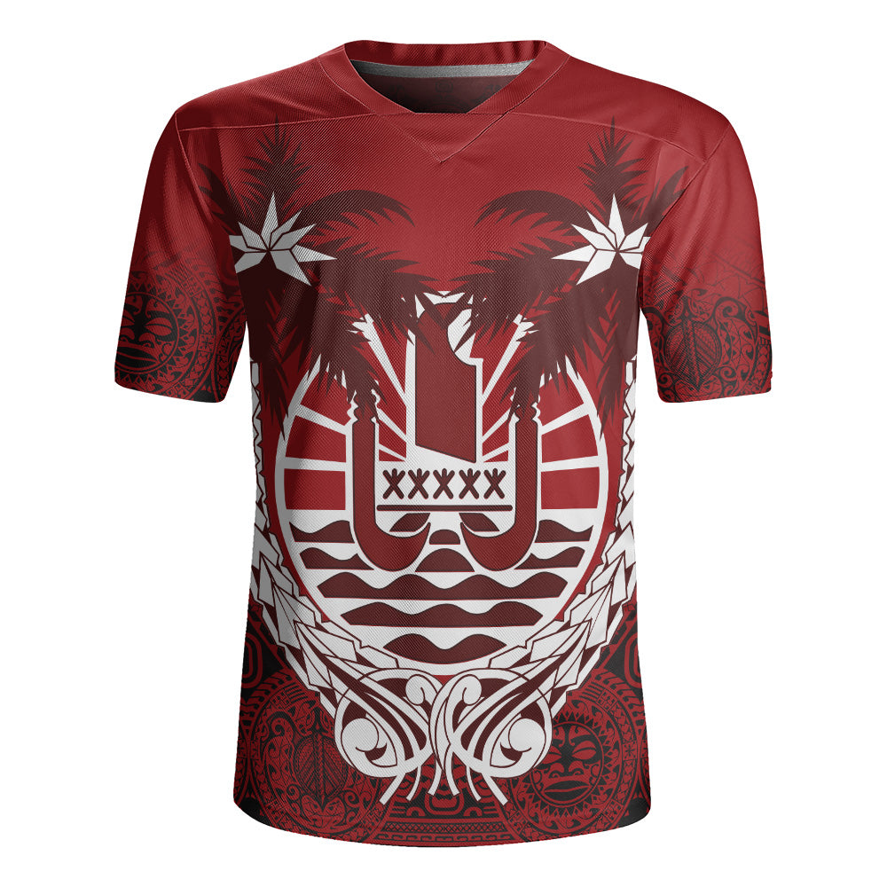 Tahiti Rugby Jersey Polynesian Coconut