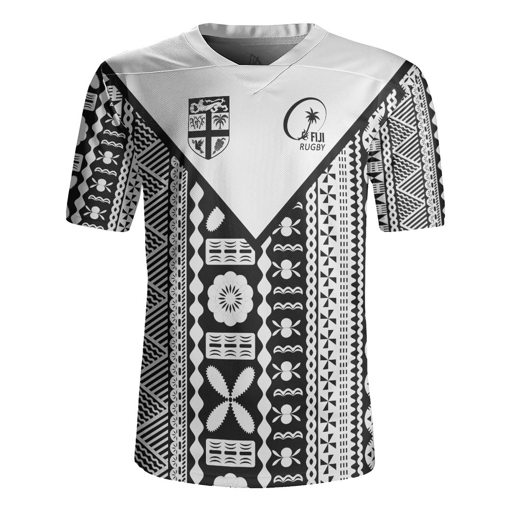 Fiji Rugby Tapa Rugby Jersey Fiji Flag Coat Of Arms Pattern