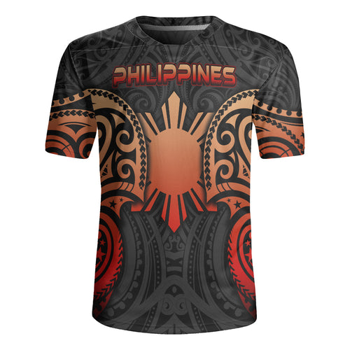 Philippines Filipinos Rugby Jersey Custom Personalised Spirit Red Version