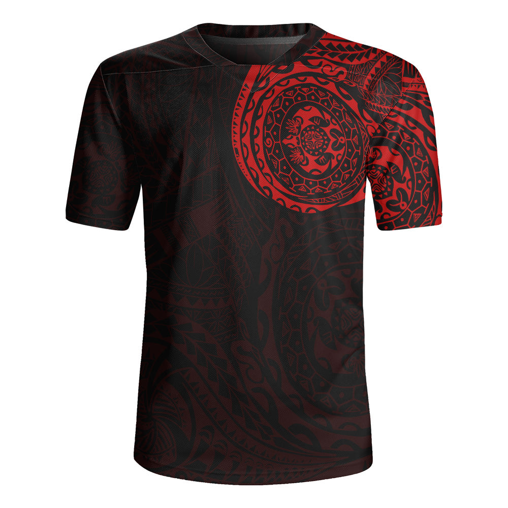 Polynesian Rugby Jersey Polynesian Tattoo Style Version 2.0