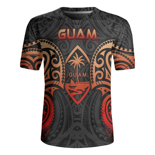 Guam Rugby Jersey Custom Personalised Spirit Red Version