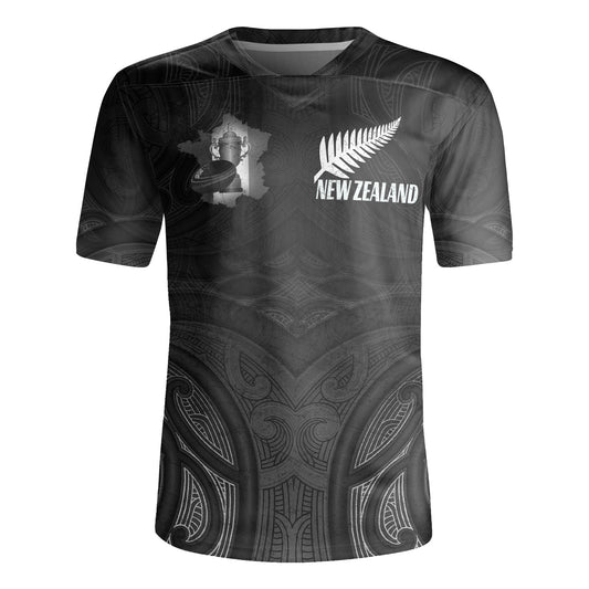 New Zealand Rugby Jersey Rugby Ball Style