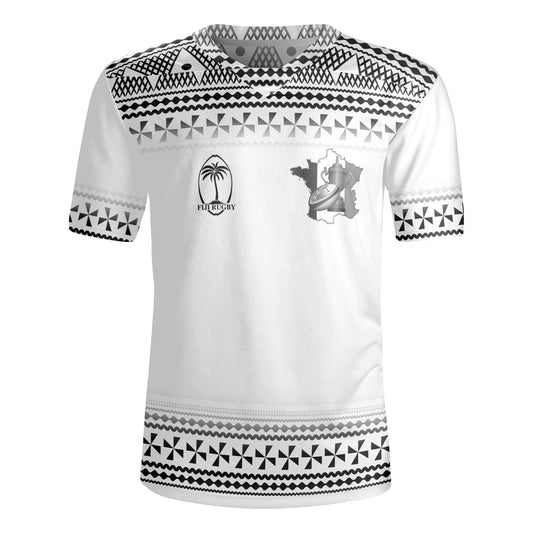 Fiji Rugby Jersey Rugby Ball Tapa Patterns