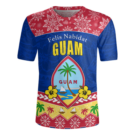 Guam Rugby Jersey Felis Nabidat Polynesian Style