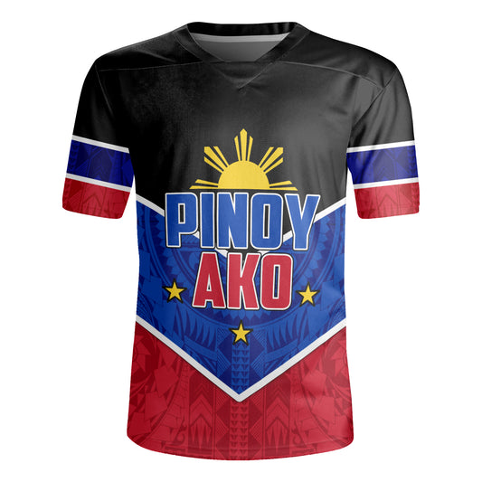 Philippines Filipinos Rugby Jersey Pinoy Ako Style