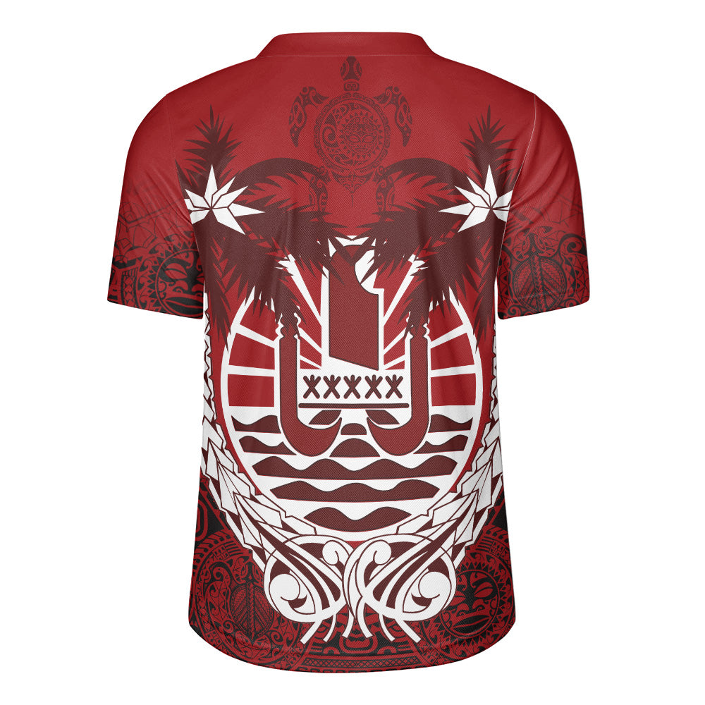 Tahiti Rugby Jersey Polynesian Coconut