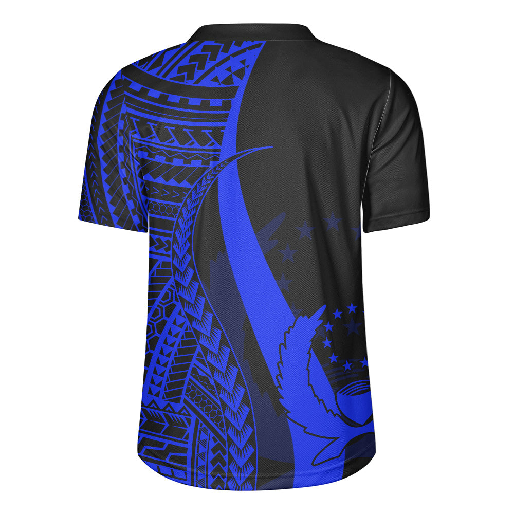 Hawaii Custom Personalised Rugby Jersey Polynesian Tentacle Tribal Pattern