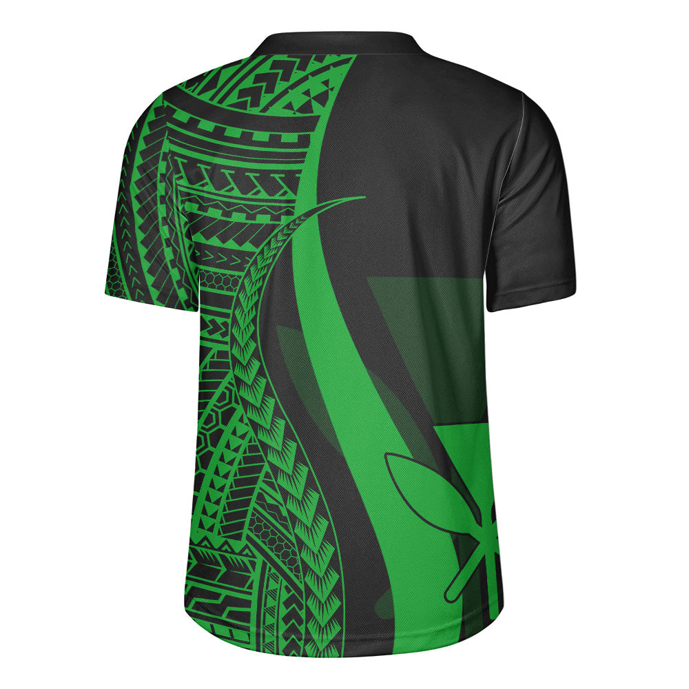 Hawaii Custom Personalised Rugby Jersey Polynesian Tentacle Tribal Pattern