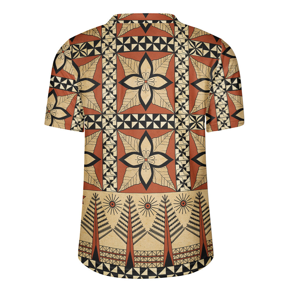 Tonga Rugby Jersey Tapa Motif