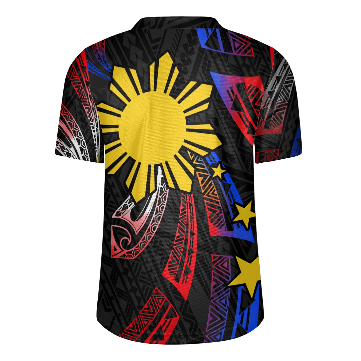 Philippines Filipinos Rugby Jersey Tribal Pattern Filipinos Sun