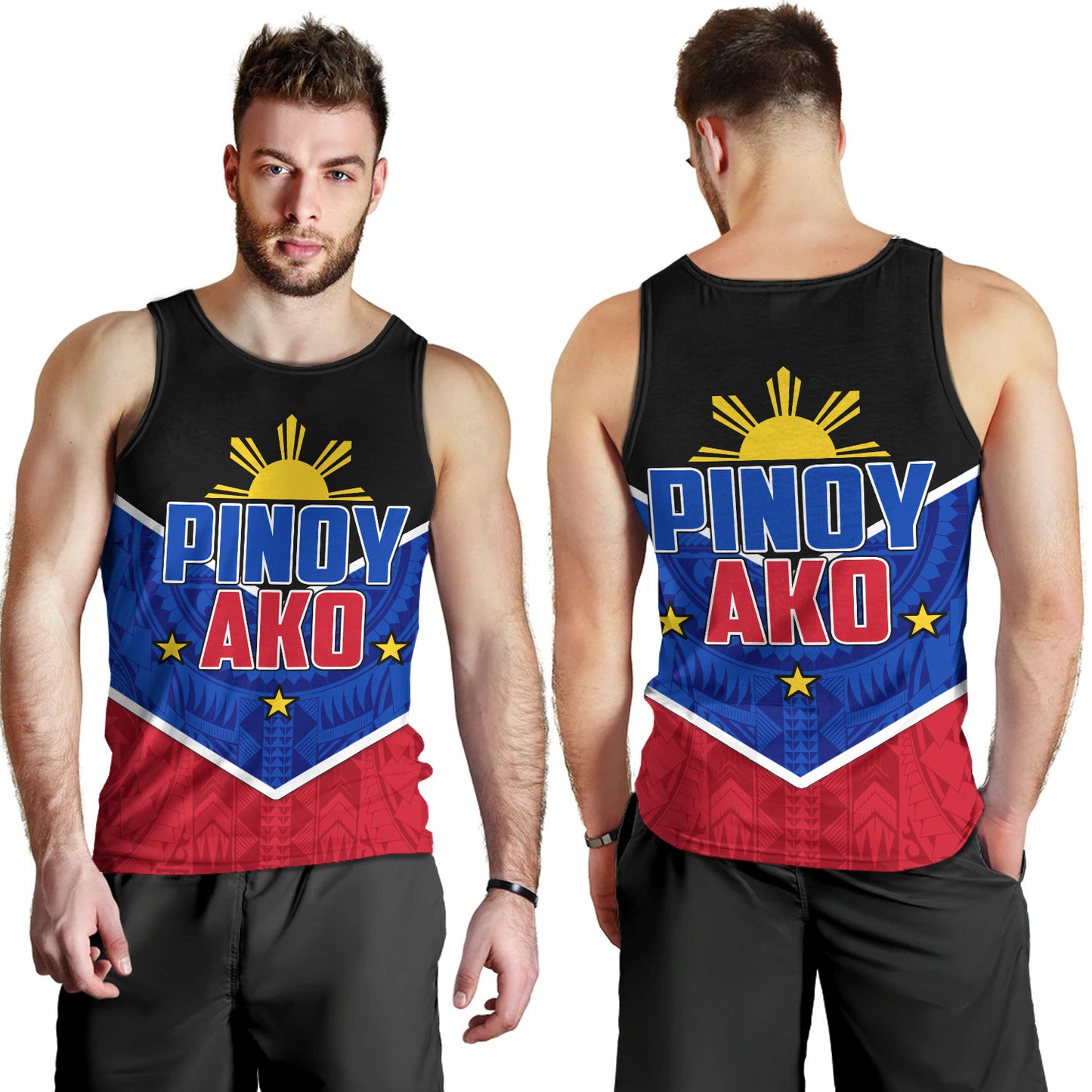 Philippines Filipinos Tank Top Pinoy Ako Style