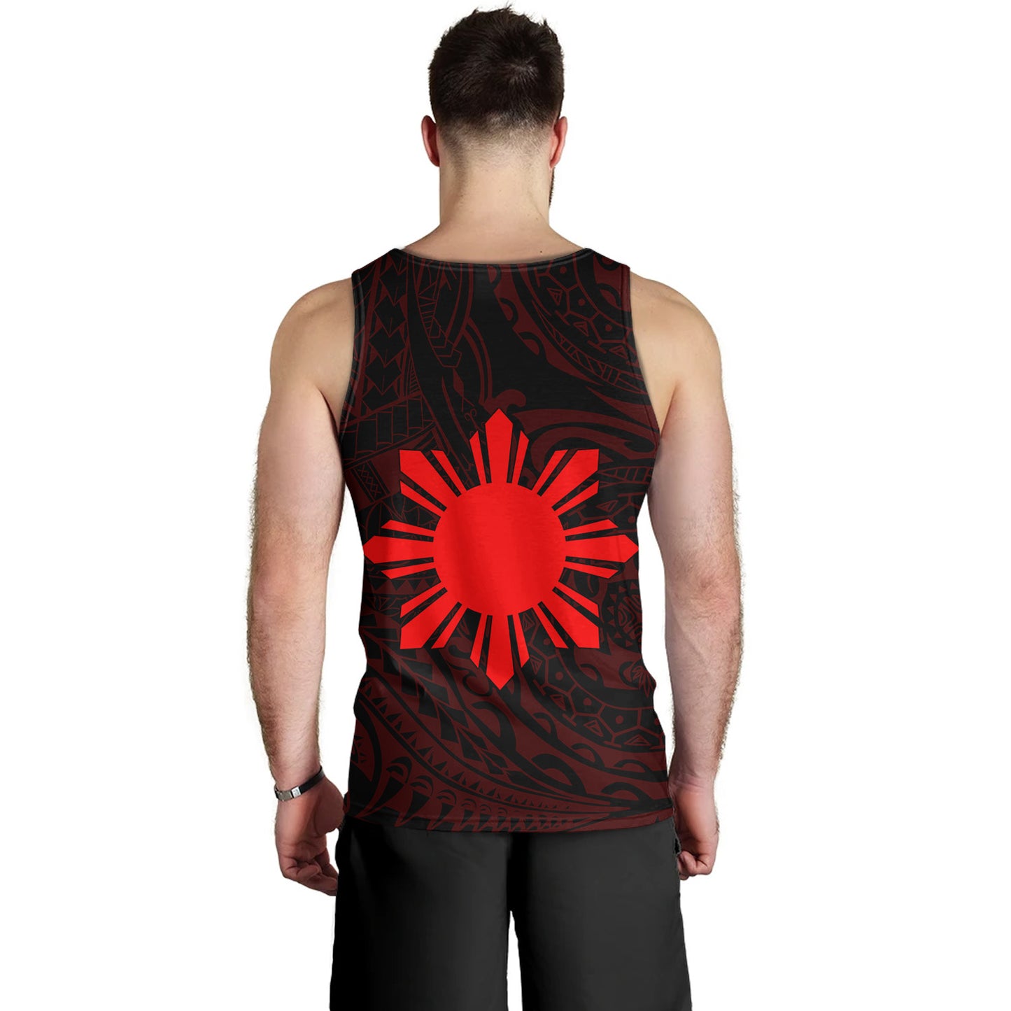Philippines Filipinos Polynesian Tattoo Style Tank Top