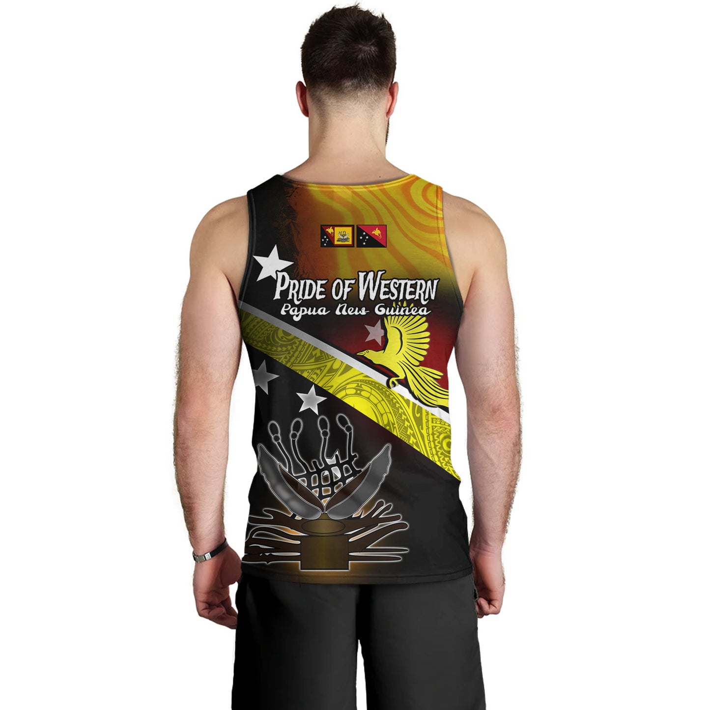Papua New Guinea Tank Top Pride Of Western PNG