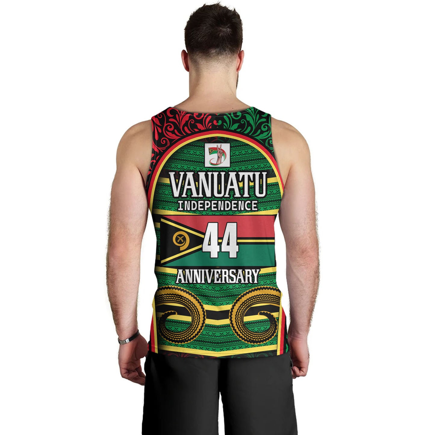 Vanuatu Tank Top Happy Independence Day Vanuatu Design